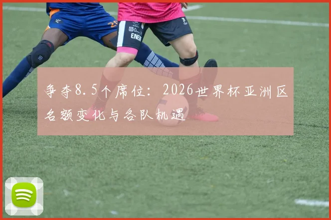 争夺8.5个席位：2026世界杯亚洲区名额变化与各队机遇